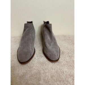 Dolce Vita Trist Ankle Bootie Boots Dark Taupe Suede Minimalist Size 8